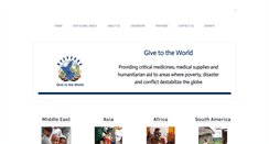 Desktop Screenshot of givetotheworld.org